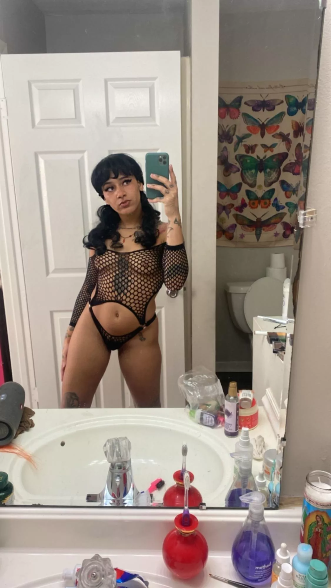 Fishnet is just always a great choice