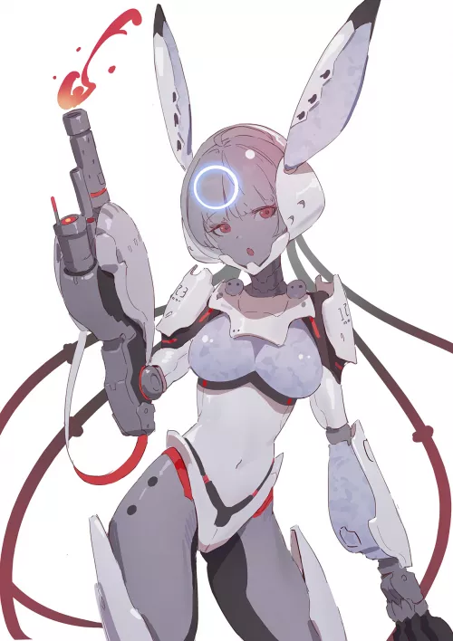 Flaming Bunny Cyborg (Huang) [Punishing: Gray Raven]