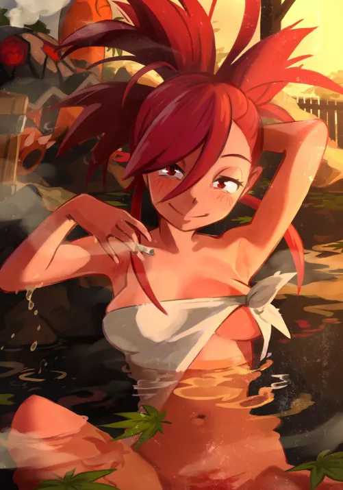 Flannery chillin