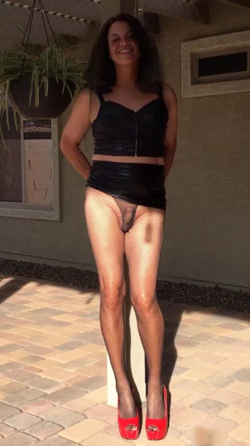 π₯ Flashing in Fishnets π₯