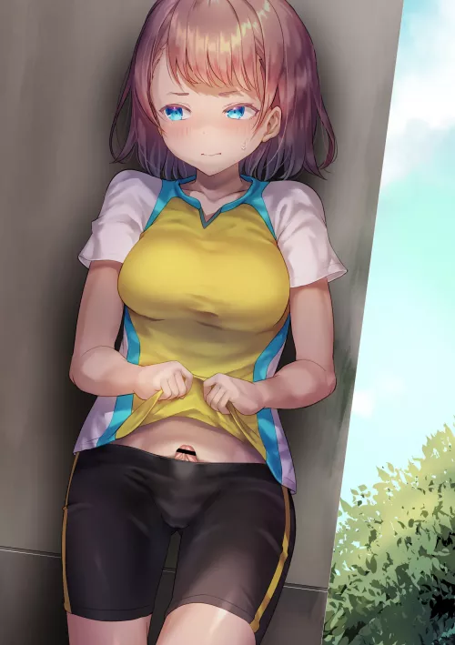 Flashing you behind the gym