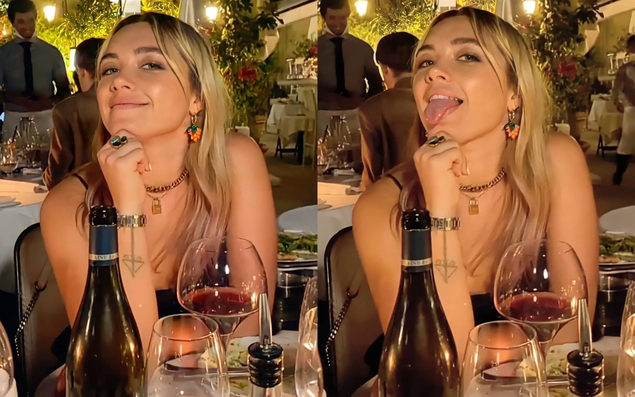 Florence Pugh is probably so kinky with a pair of buds.