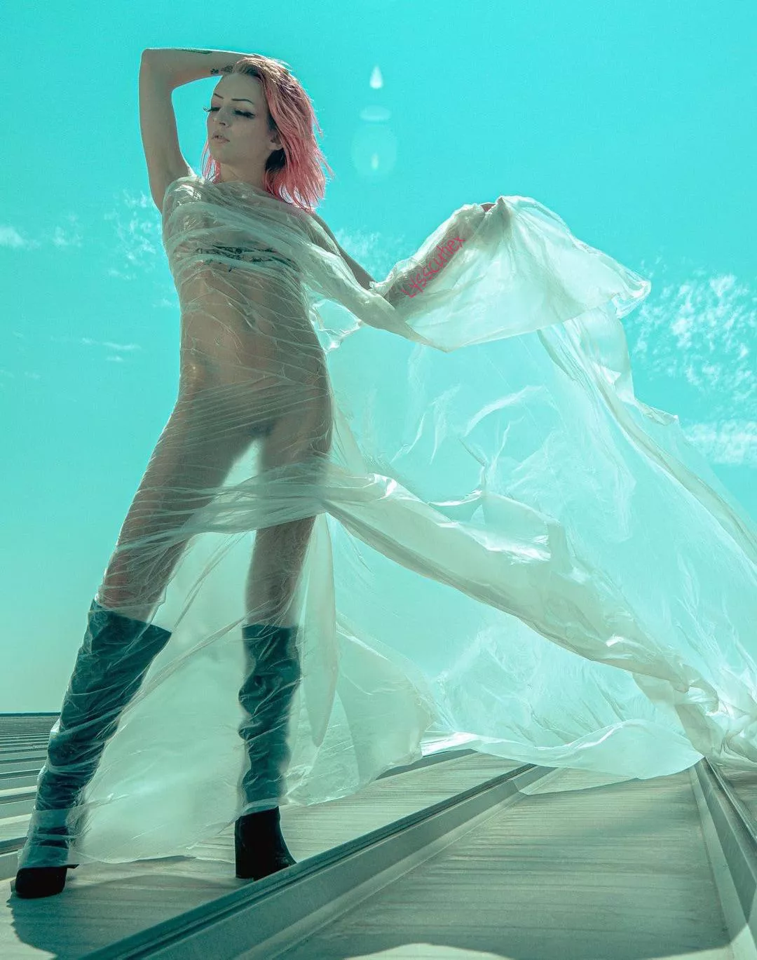 Flowing in the wind Flowing in the wind