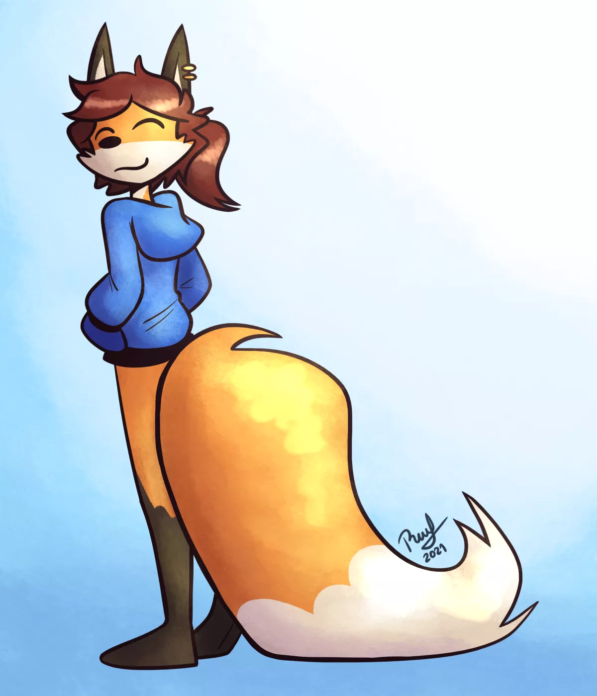 Fluffy Tail (by me)