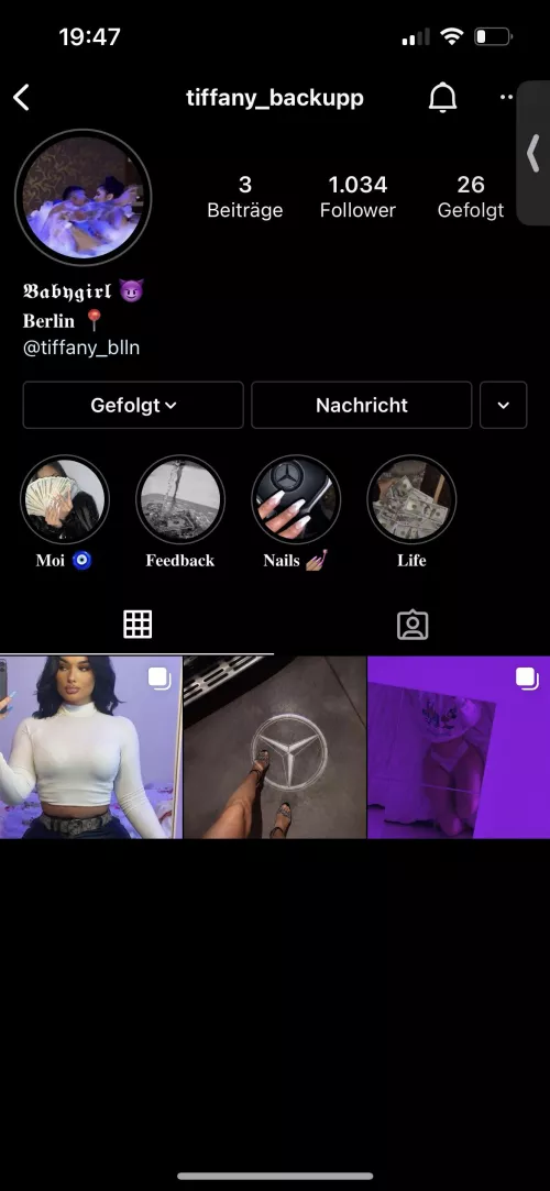 Folgt @tiffany_backupp Sie gönnt🔥