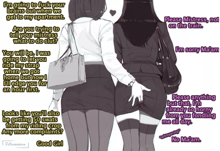 Fondling in Public [Femdom] [Femsub] [Office Lady] [Teasing]