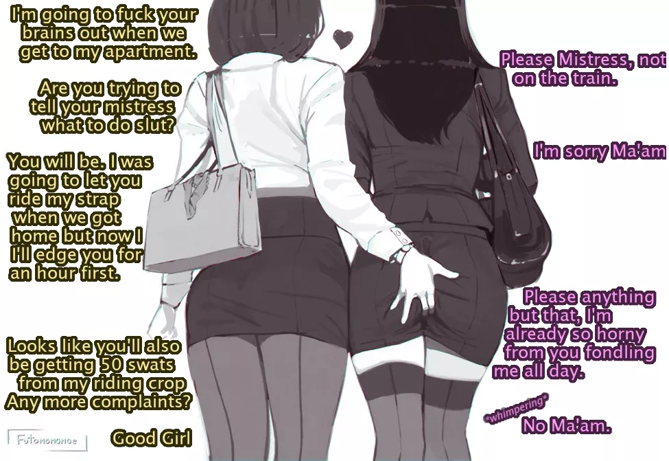 Fondling in Public [Femdom] [Femsub] [Office Lady] [Teasing]