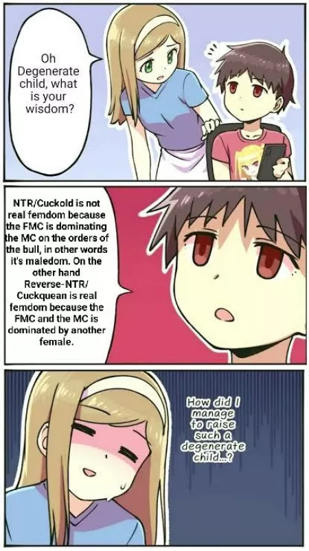 Food for thought. Please note it's only an opinion and I am not kink shaming anyone here.