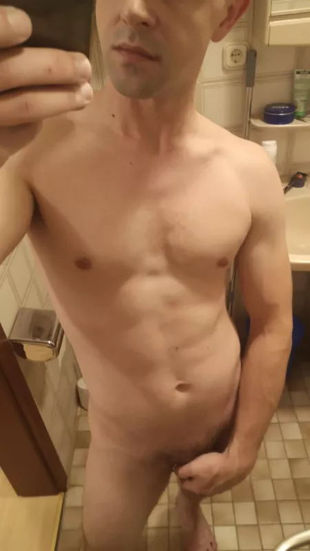 Fooling around in the bathroom. π€ͺπ€ͺ