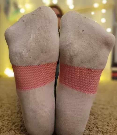 For all you smelly sock and ugg lovers. Here's what day 2 looks like. DM me if you want these or to have any curiosity. They're kinda cheesy already. PinkPonySocks is here for you.