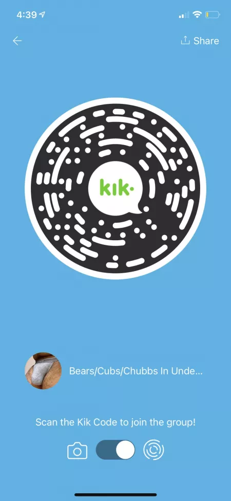 For anyone interested with Kik, there is a group that caters to Bears, Cubs, Chubs, etc. interested in showing off in their underwear! # for group is #underwearbearscubschub
