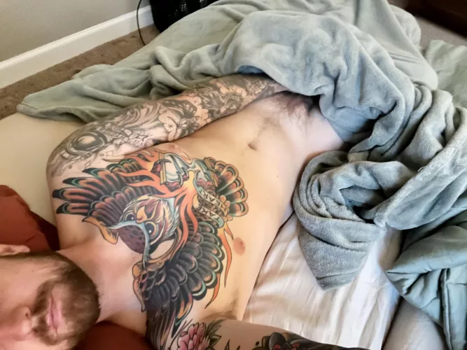 For mommas and the wives 😈 give me one good reason to take the blanket off :)