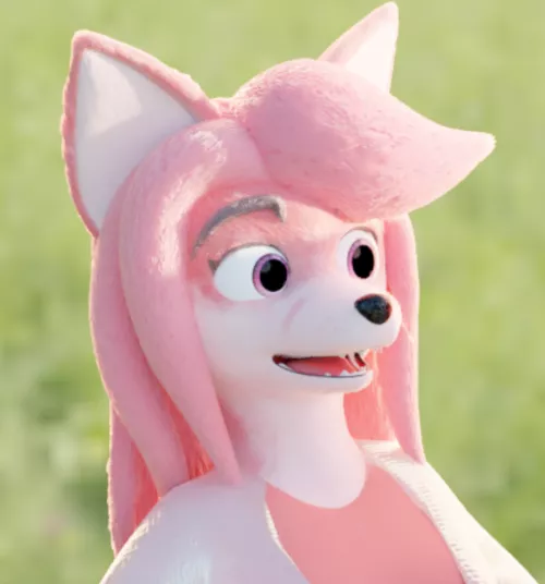 Fox I made in Blender :)