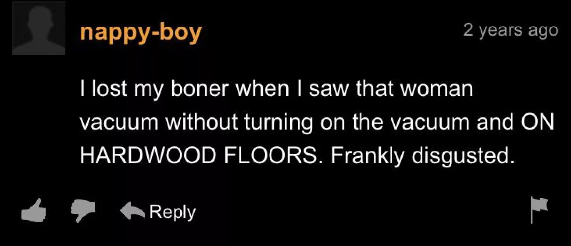 Frankly disgusted