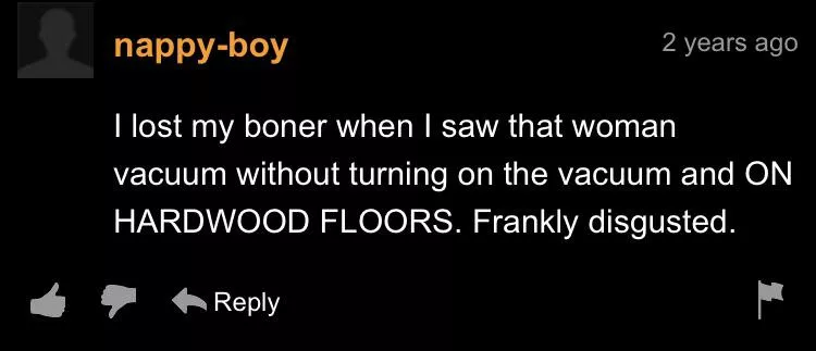 Frankly disgusted Frankly disgusted