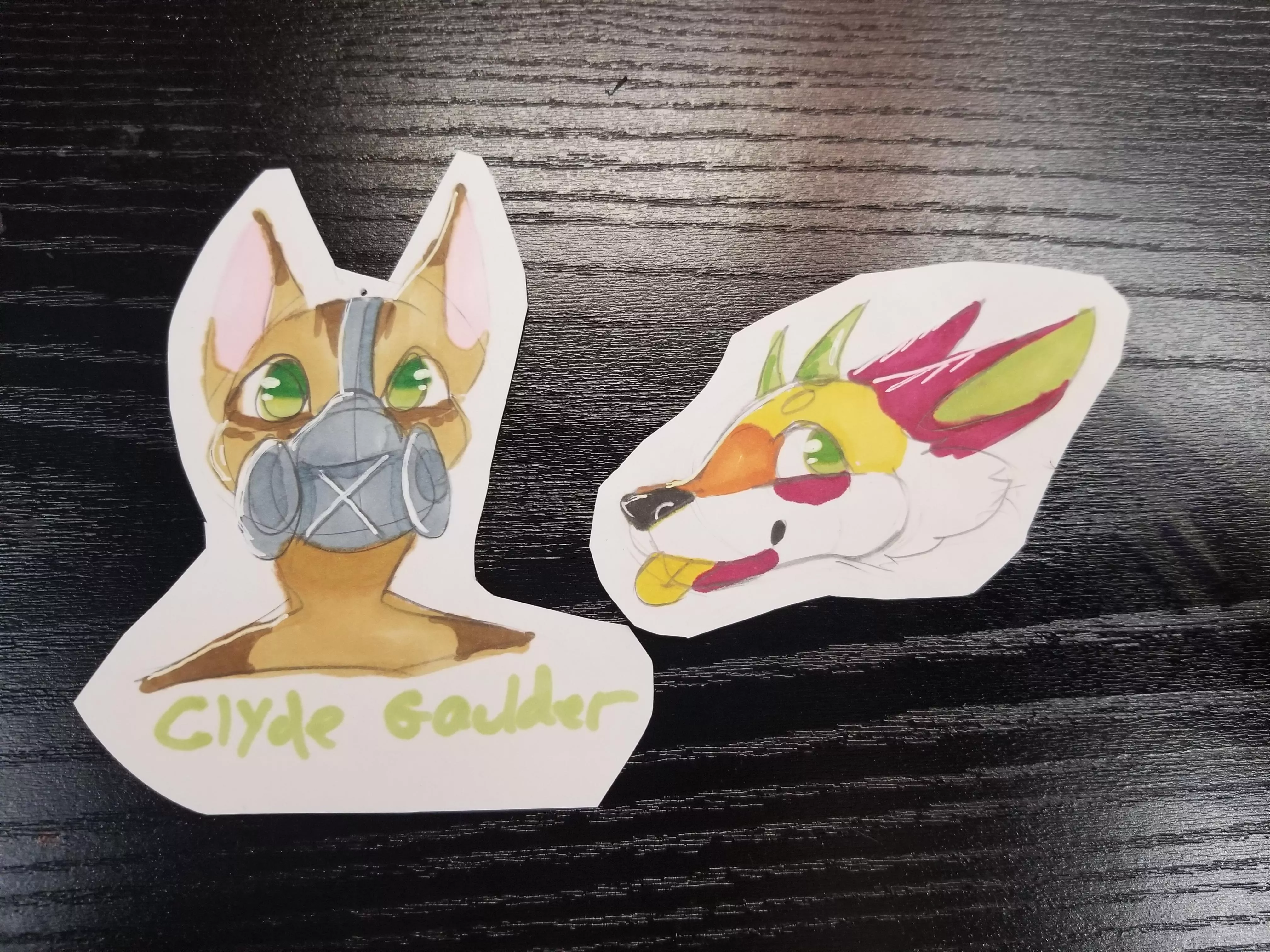 FREE BADGE RAFFLE - testing out my new markers! Comment to enter