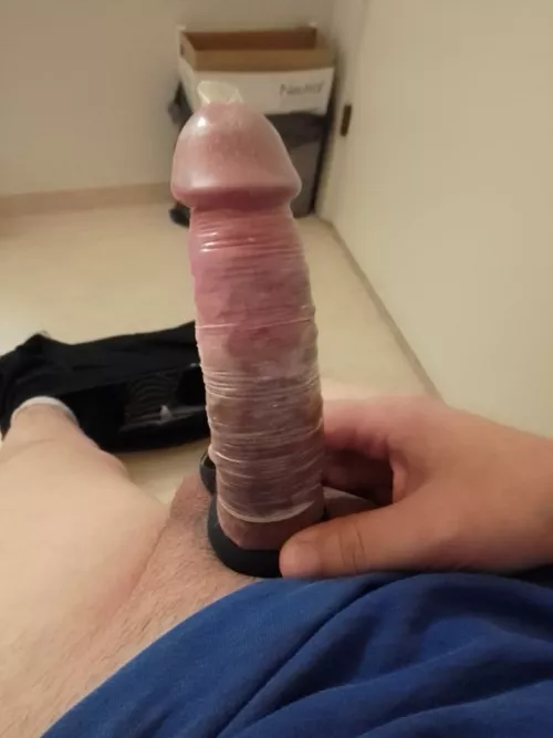 Freedom cock-ring to my Eskimo dick Freedom cock-ring to my Eskimo dick