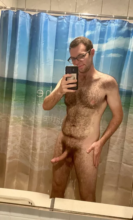 Fresh out of the shower and ready to get dirty again π