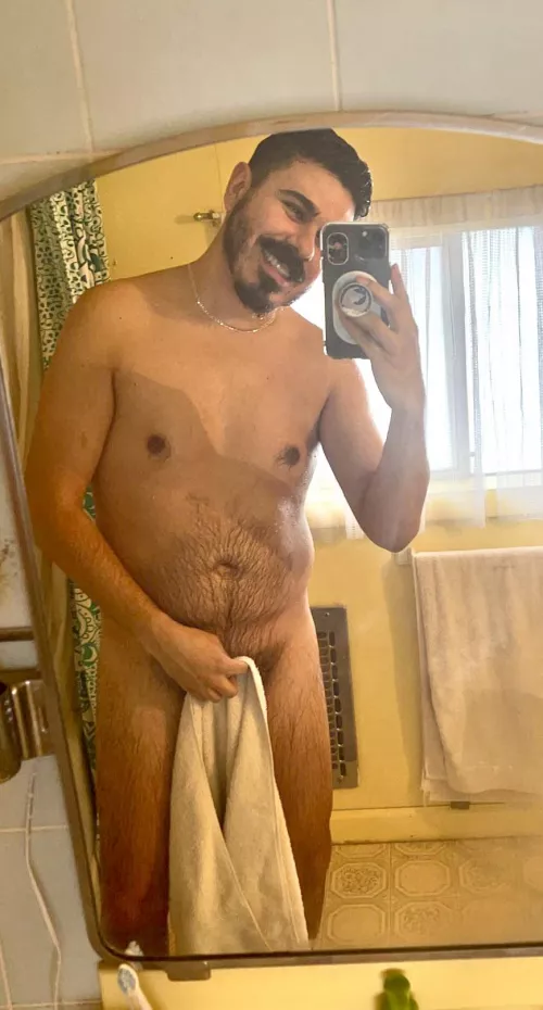 Fresh out of the shower