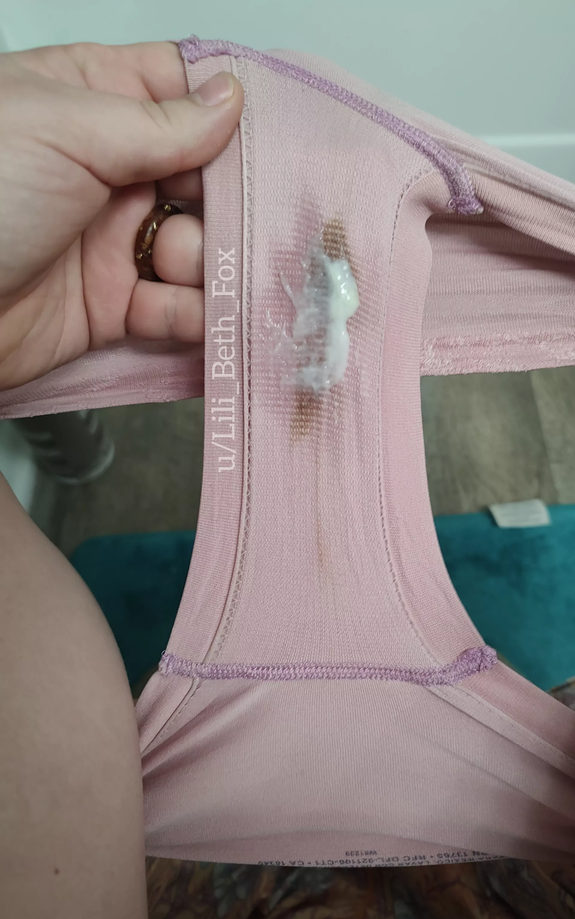 Fresh sweet creamy grool, over an old period stain in these old comfy panties! 😘 [OC]