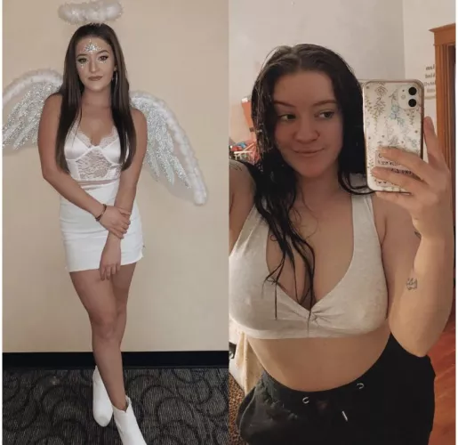 Freshman year of college ➡️ Senior year