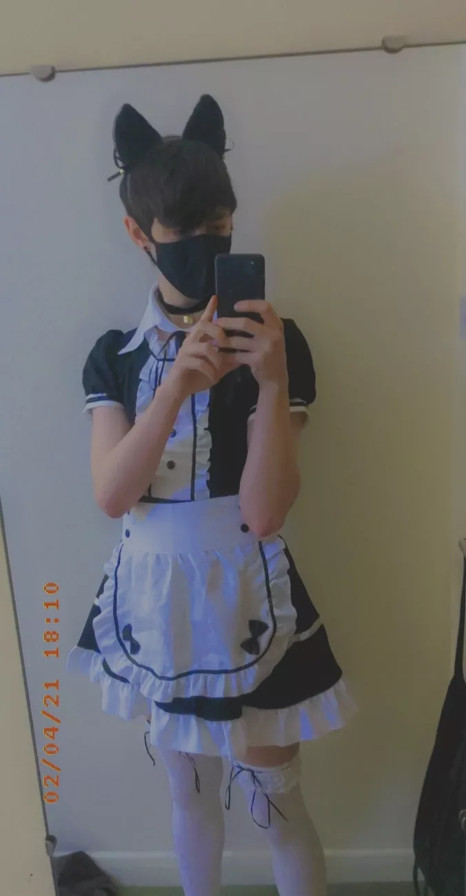 Friend bought me a maid outfit last year for Christmas