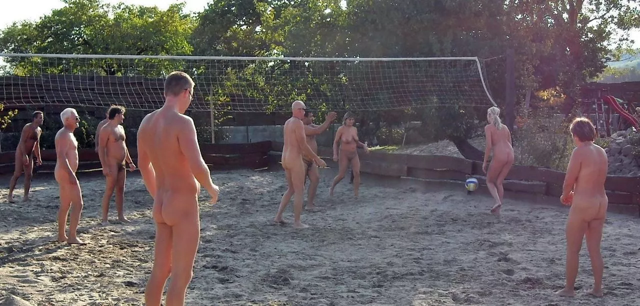 Friendly game of beach volleyball Friendly game of beach volleyball