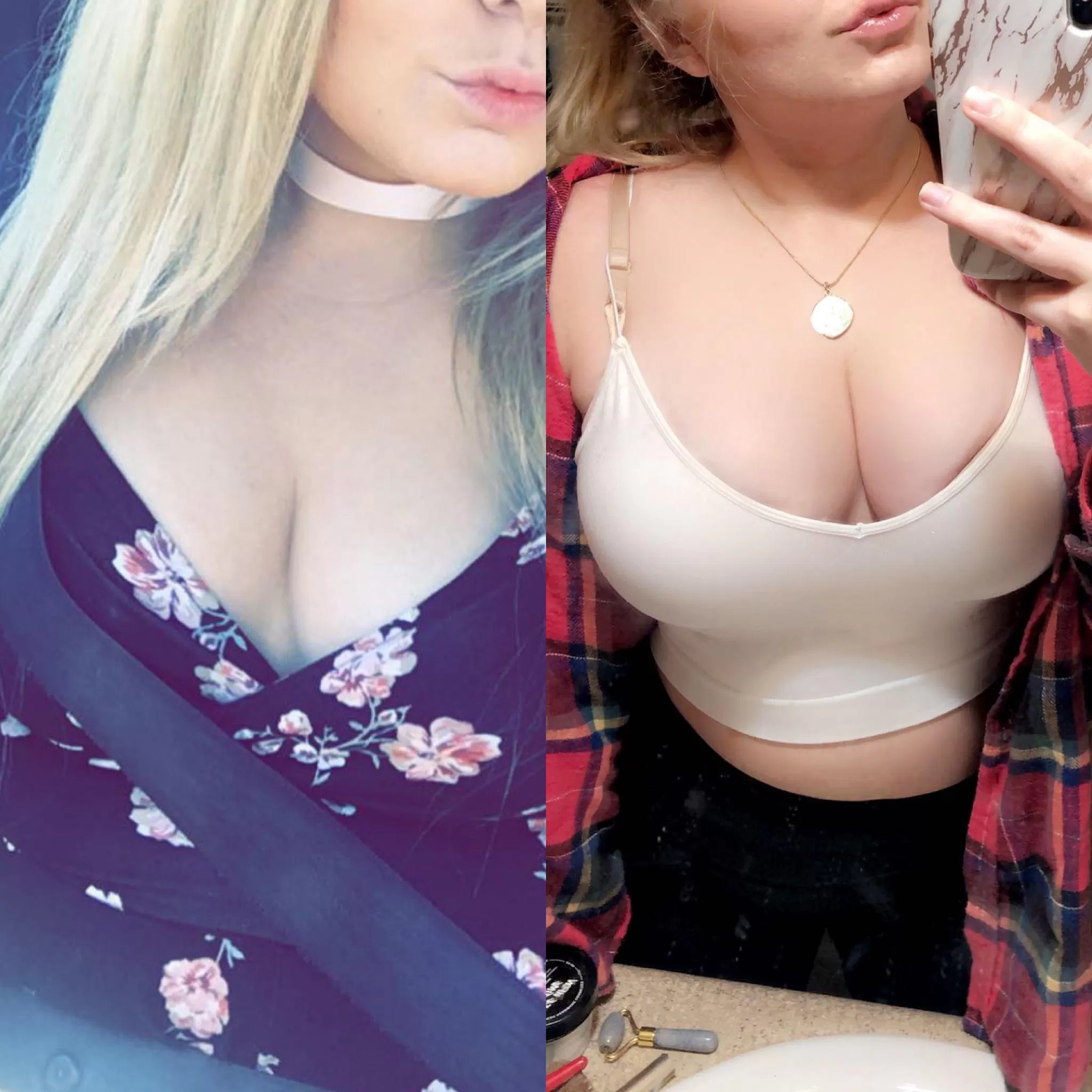 From basic to big titty blonde :) From basic to big titty blonde :)
