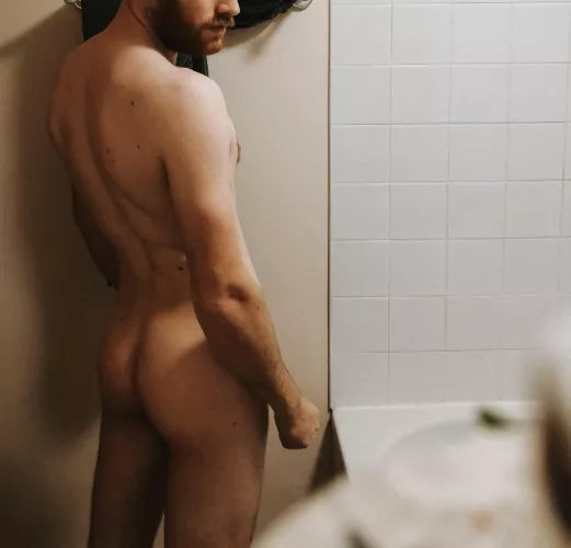 From behind ๐
