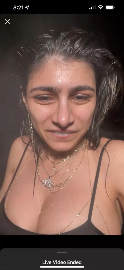 From her instagram live
