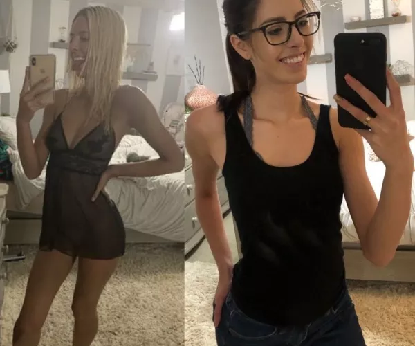 [F]rom nredy girl to trashy bimbo slut - work in progress?