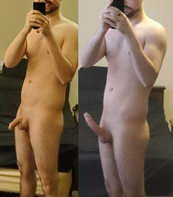 From shrinkage to erection. Do your best to objectify me