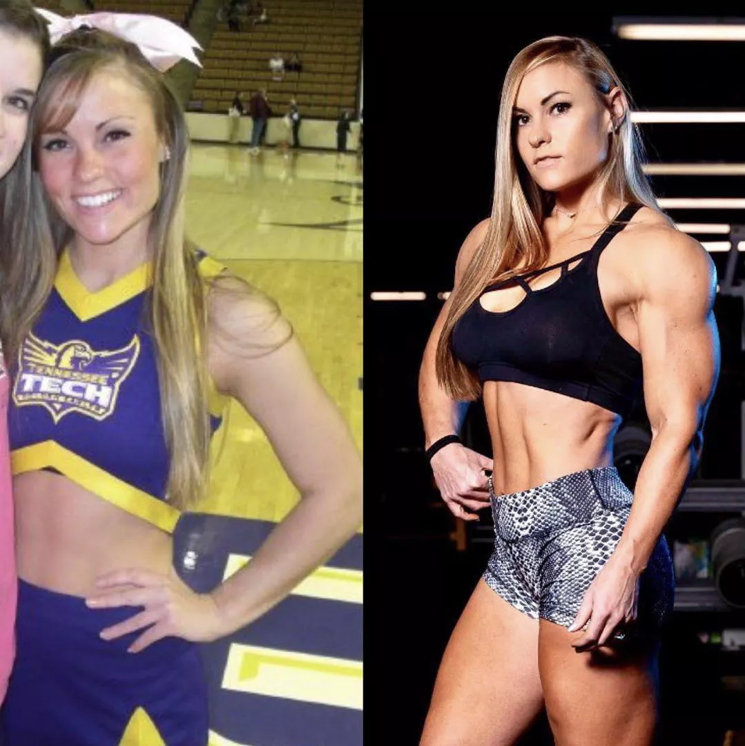 From skinny cheerleader to fit af From skinny cheerleader to fit af
