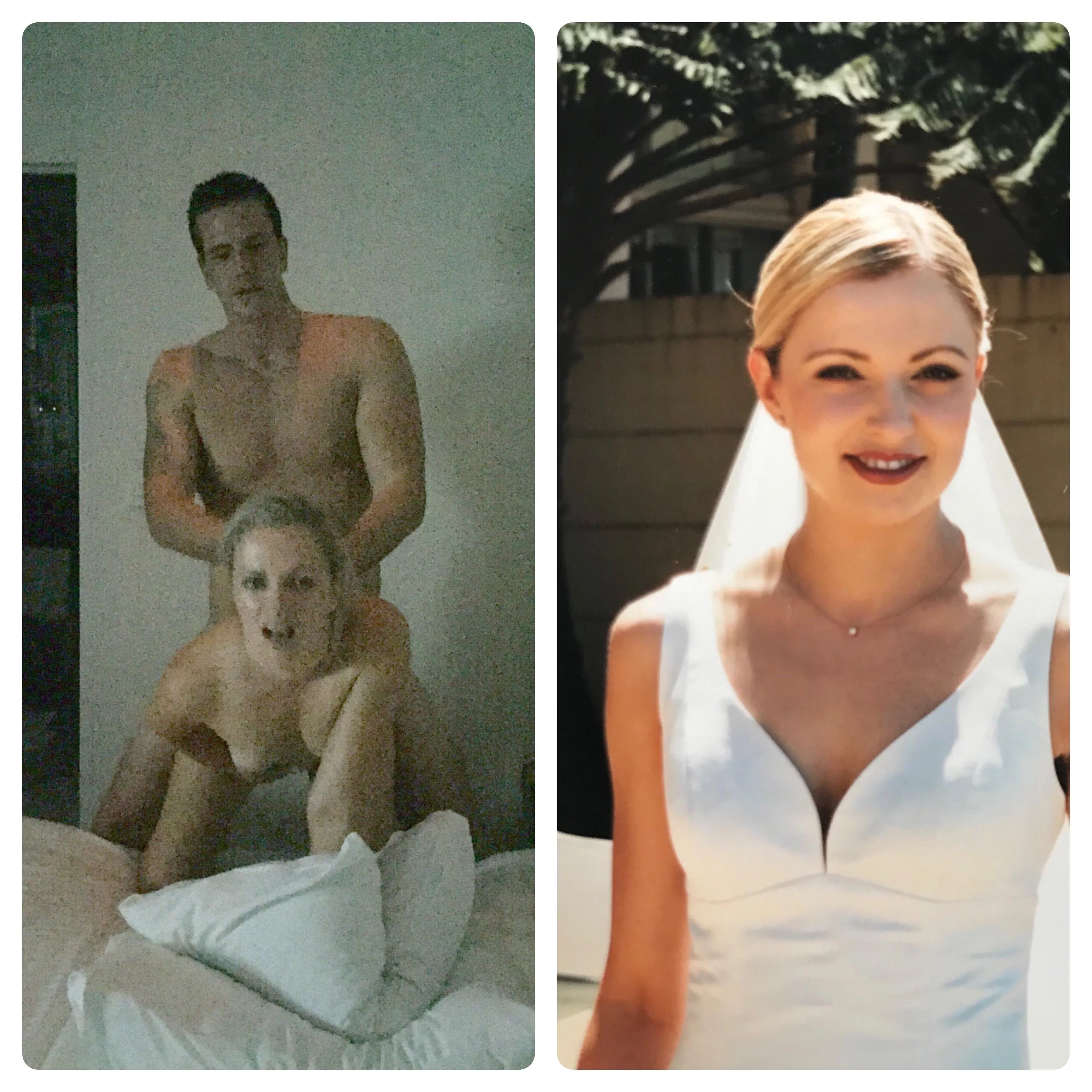 From sweet innocent bride to being fucked in the ass by a stranger ….. From sweet innocent bride to being fucked in the ass by a stranger …..