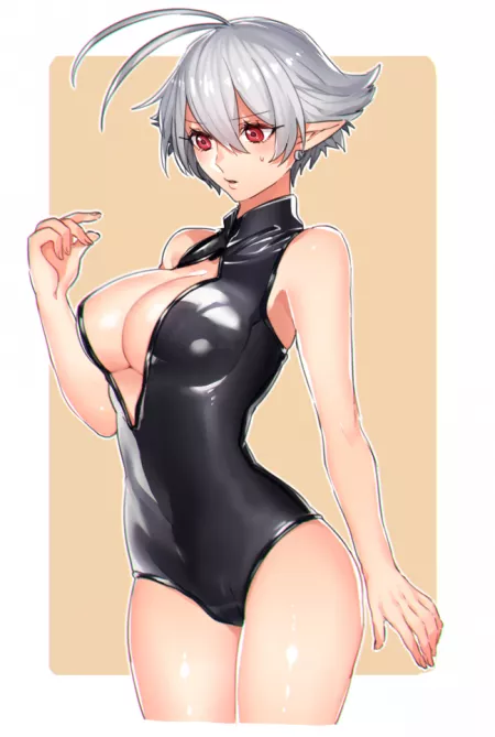 Front Zipper Swimsuit (Katagiri Hachigou) [Original]