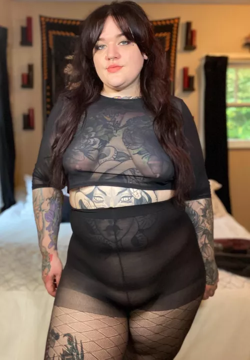 Fuck my through my pantyhose?