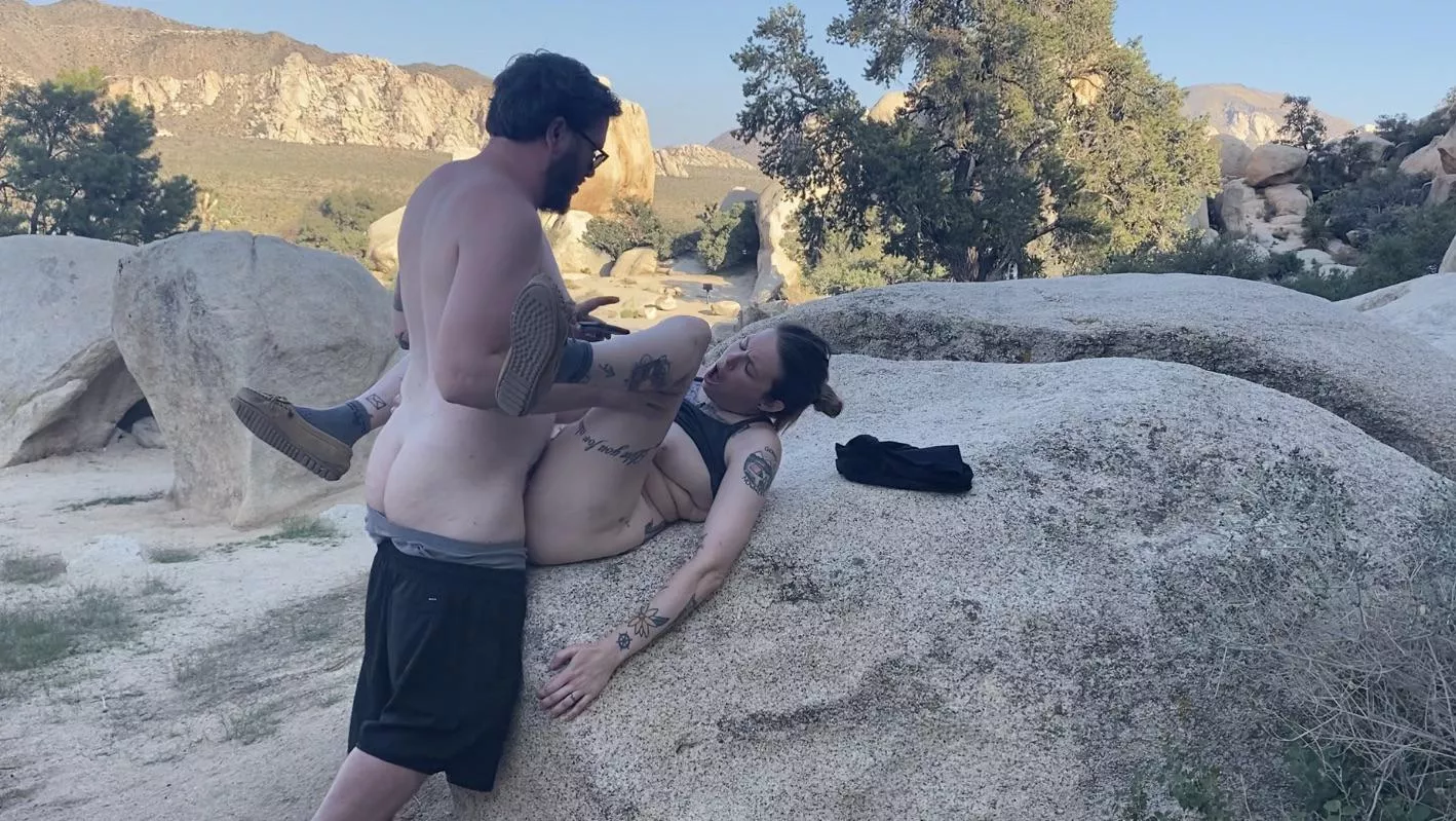 Fucking my husband in Joshua Tree Fucking my husband in Joshua Tree