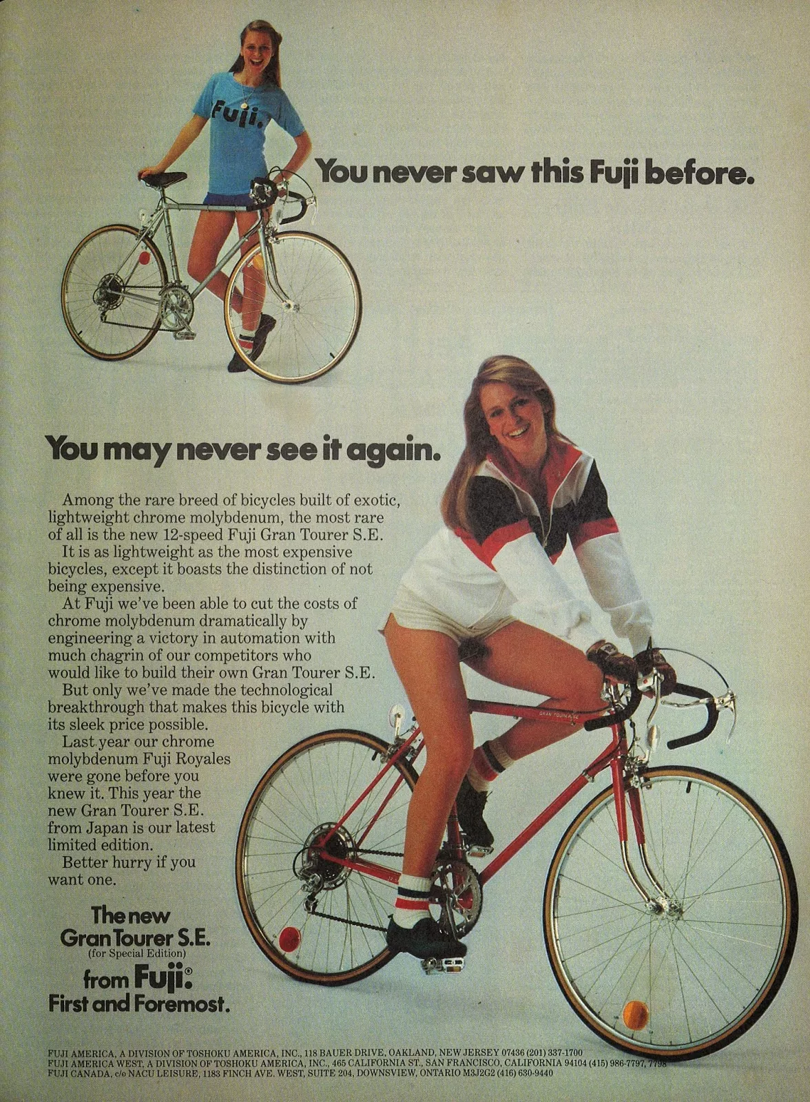 Fuji bike ad Fuji bike ad