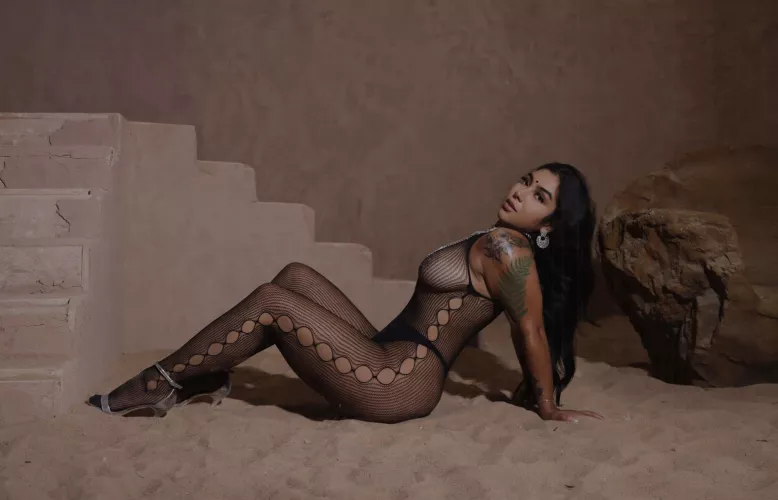 Full fishnet bodysuit