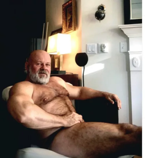 furry lounging
