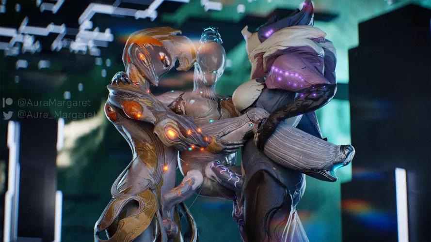 (futanari) [Ember] & [Saryn] Double teams [Nova]!