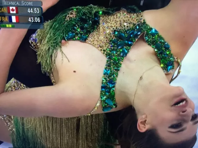 Gabriella Papadakis Nip Slip
