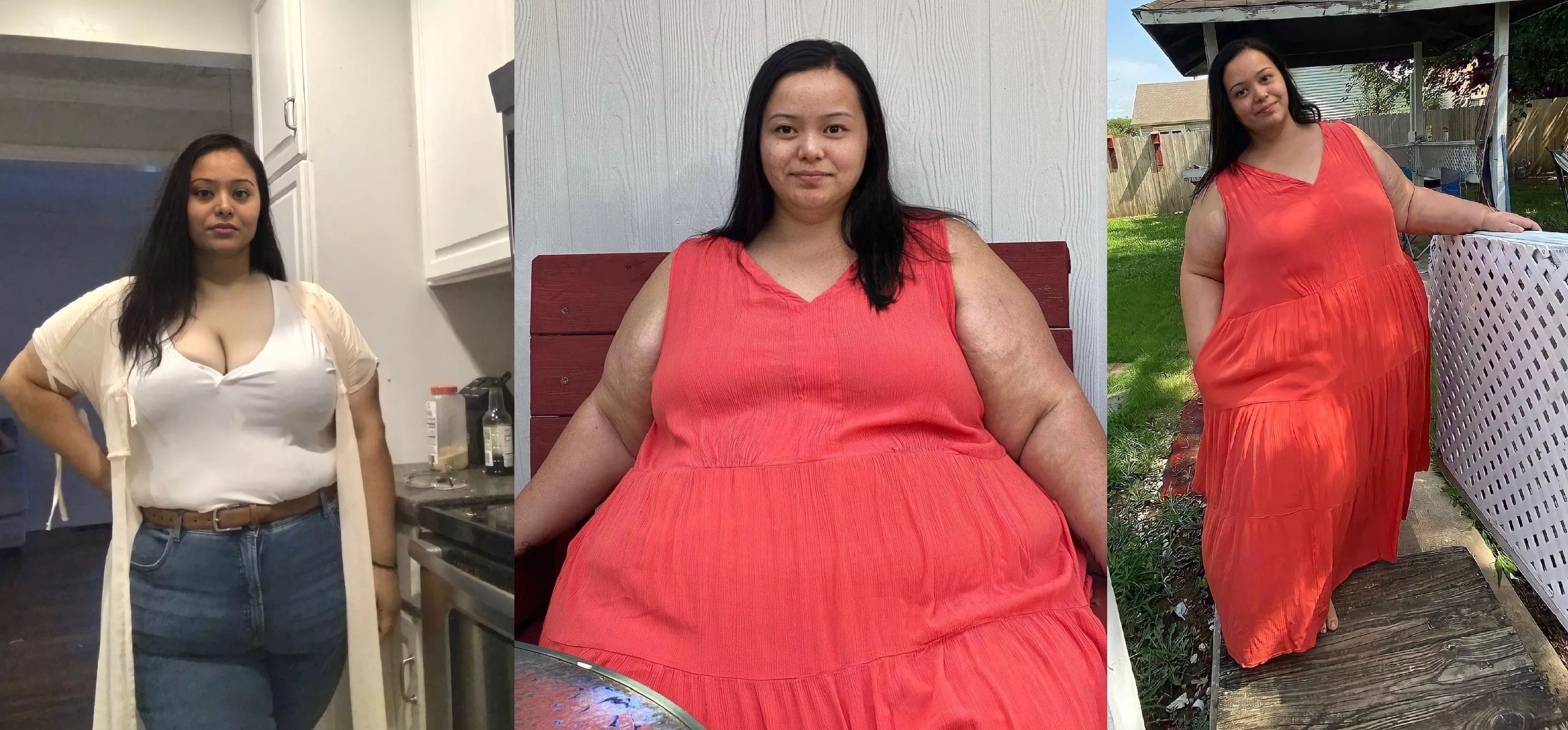 Gal gets real big and wide Gal gets real big and wide