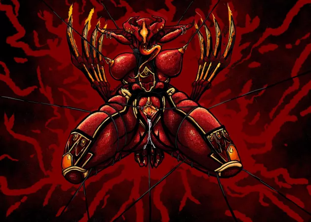 Garuda: Pleasure in Pain // Loosely based on my demon fashionframe