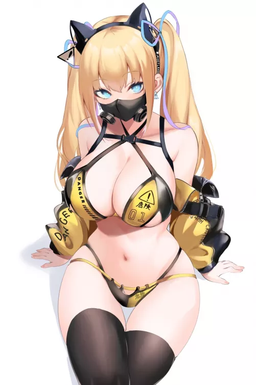 Gas Mask Caution Gas Mask Caution