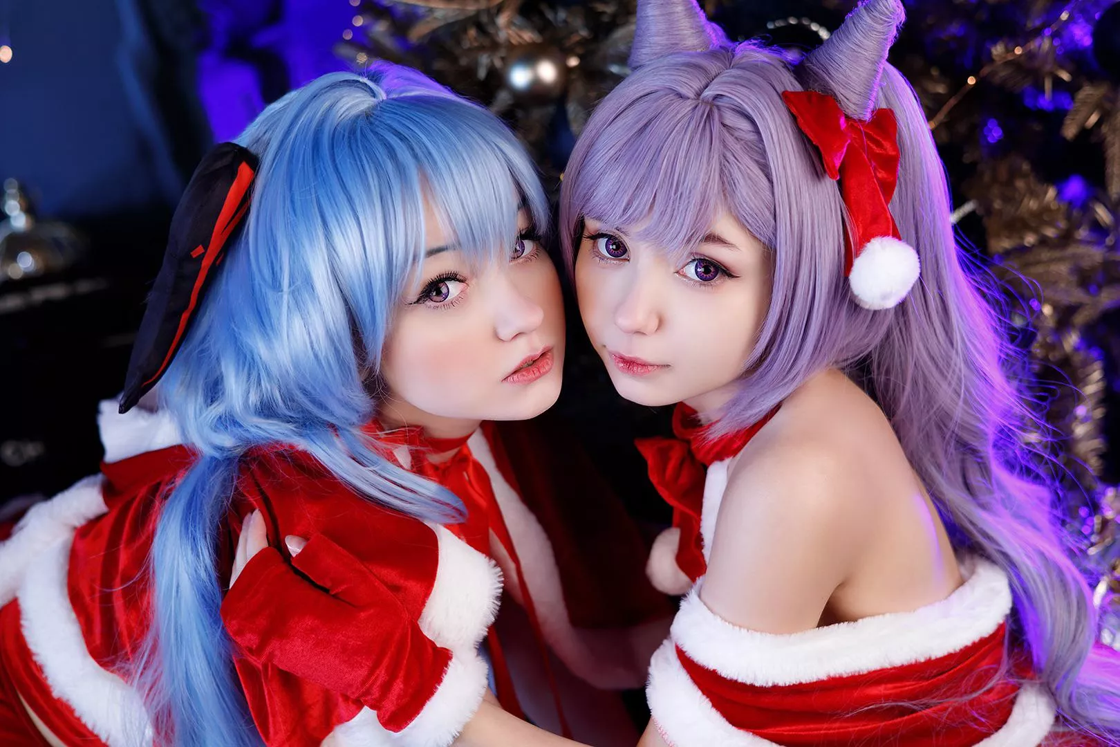 Genshin_impact Ganyu and Keqing by shorinya and mashiro_m ❤️