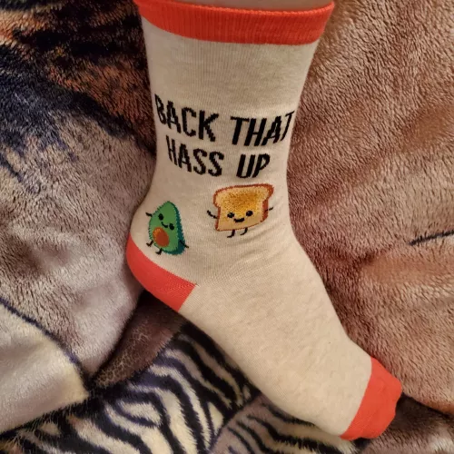 Get to wear my new sockies today