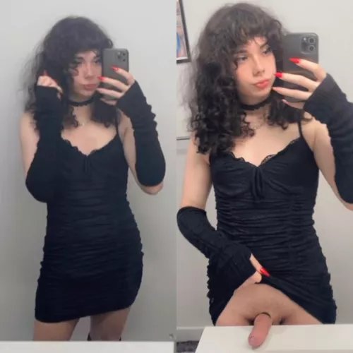 Get under my dress and suck my big dick π€