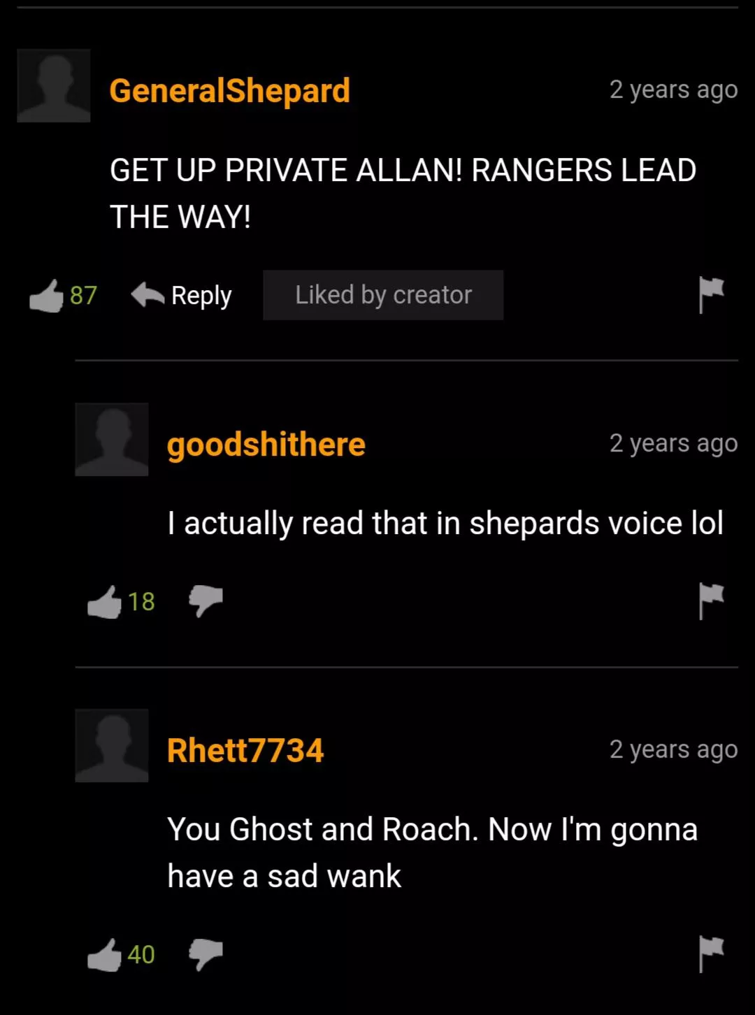 Get up private! Get up private!