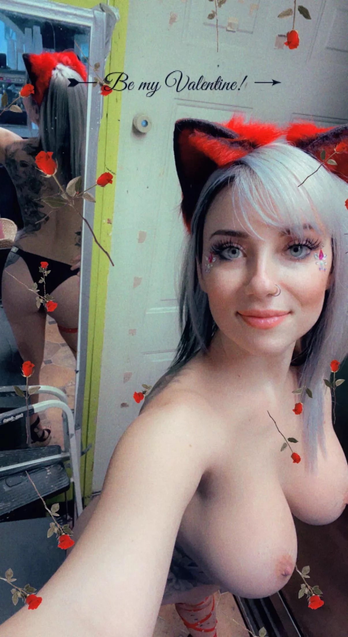 Getting my little butt and tits in one picture is a win